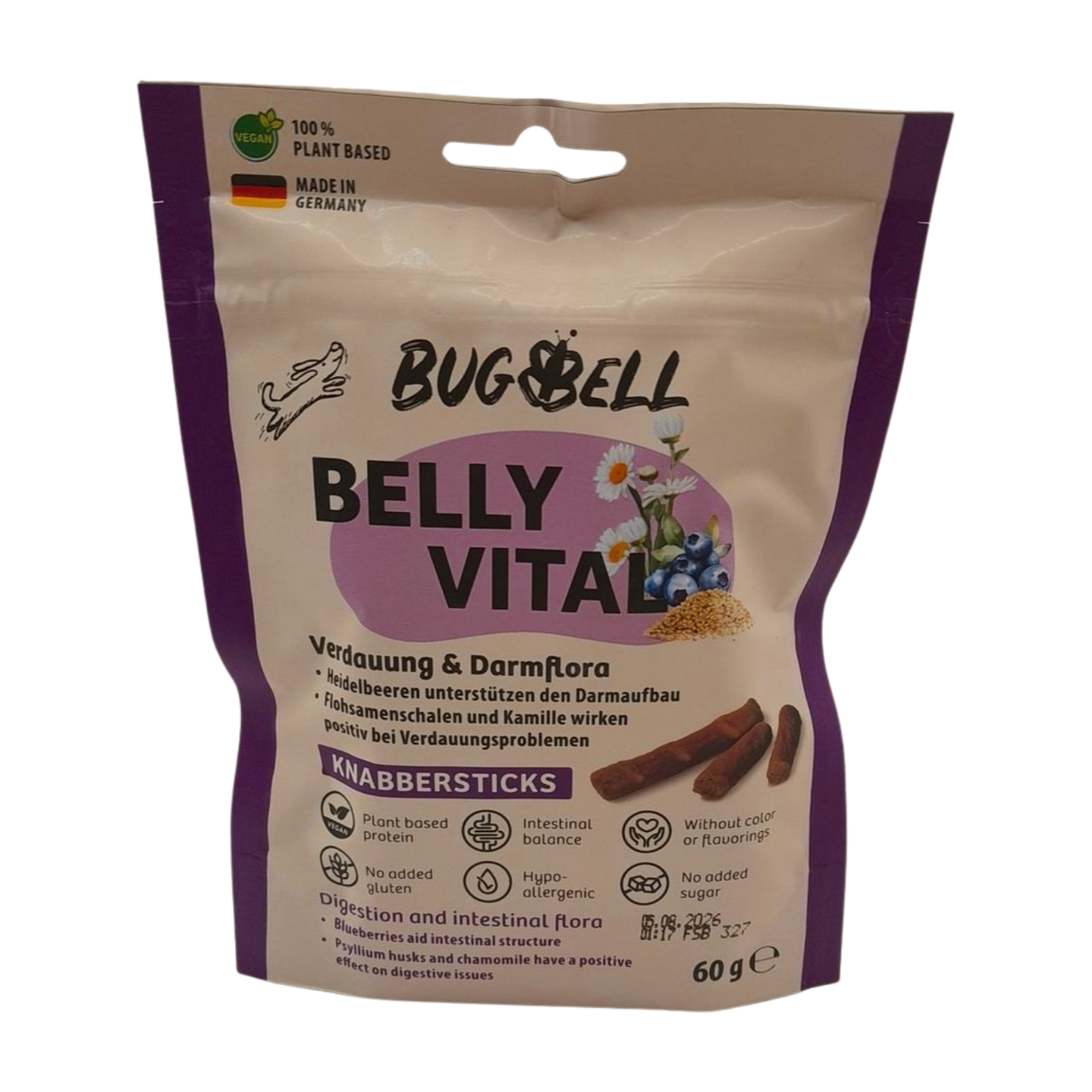 BugBell Functionele Kauwsnack BellyVital – Spijsvertering & darmflora