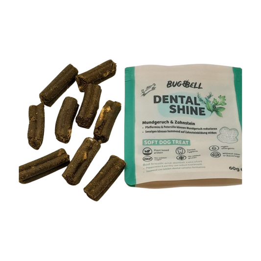 BugBell Functionele Snack DentalShine – Frisse adem & tandverzorging voor honden