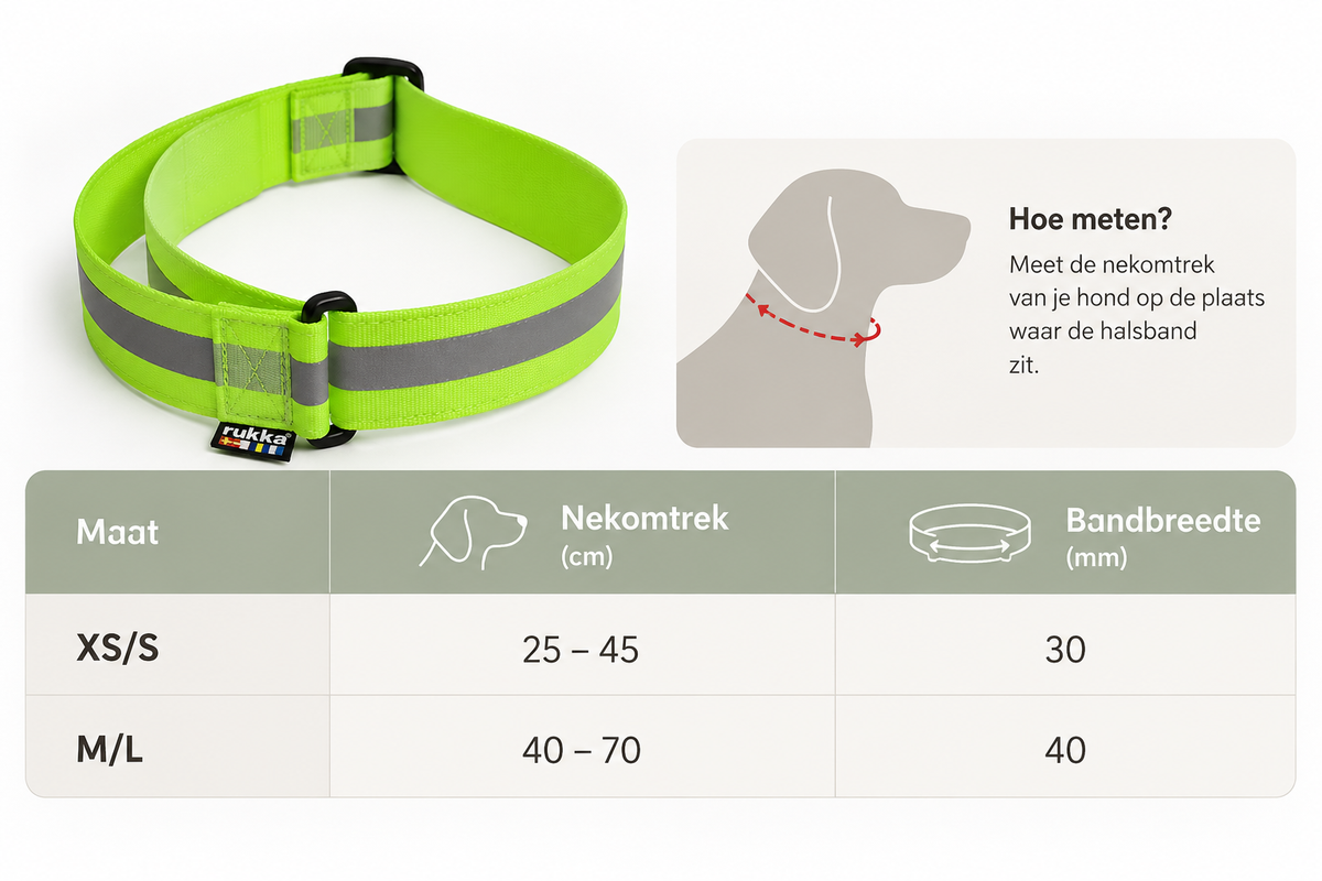 Rukka Pets - Reflecterende halsband