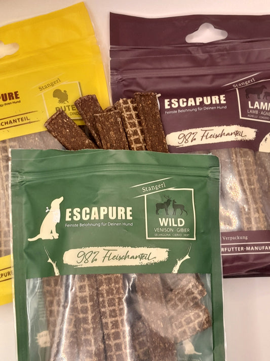 Escapure Kauwstrips Kalkoen – Luchtgedroogde hondensnack zonder granen