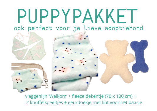Judith & Florent Puppypakket - Startpakket voor nieuwe pups of adoptiehondjes