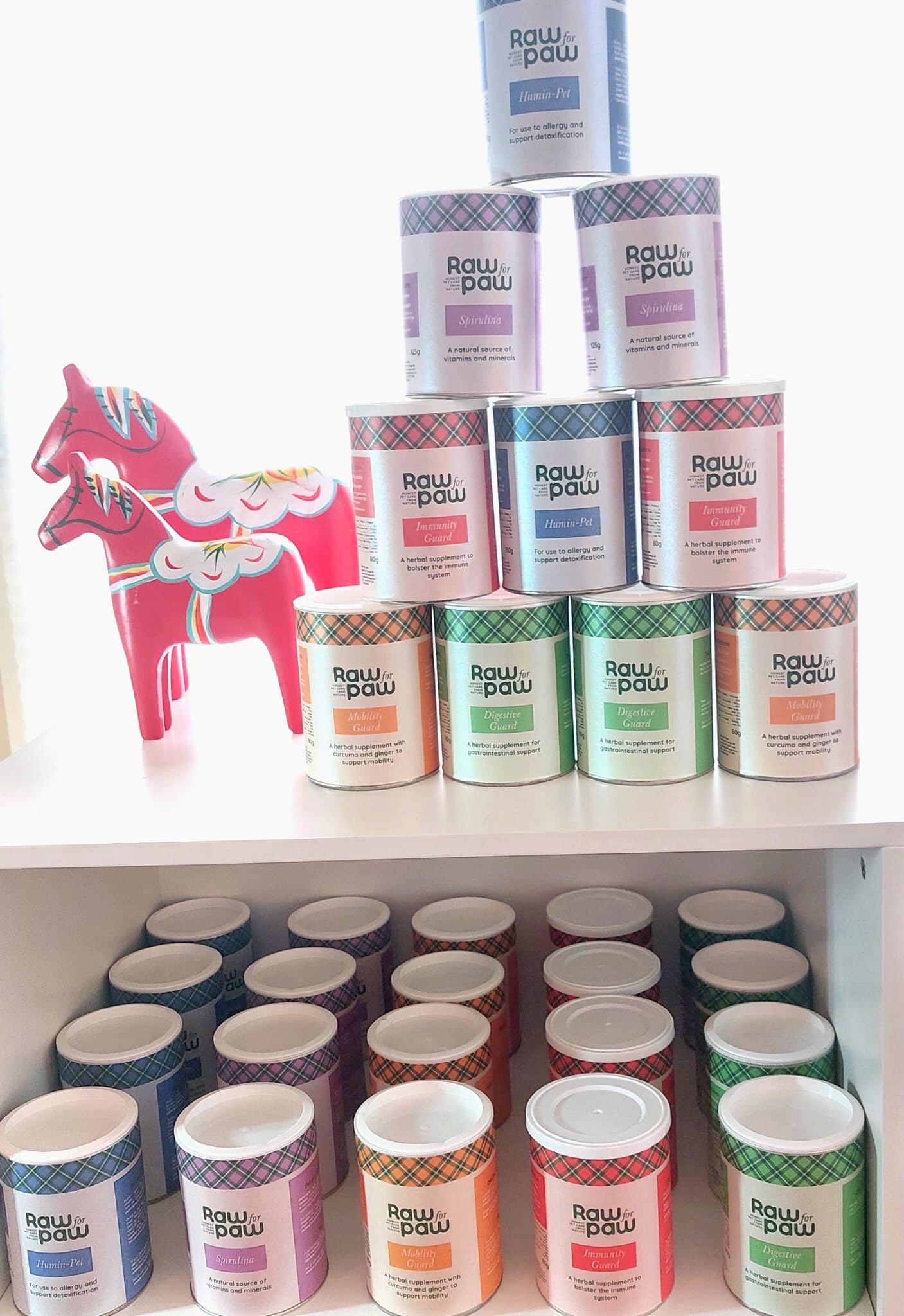 Supplement voor honden Raw for Paw verschillende gezondheidsredenen natuurlijke kruidenmix