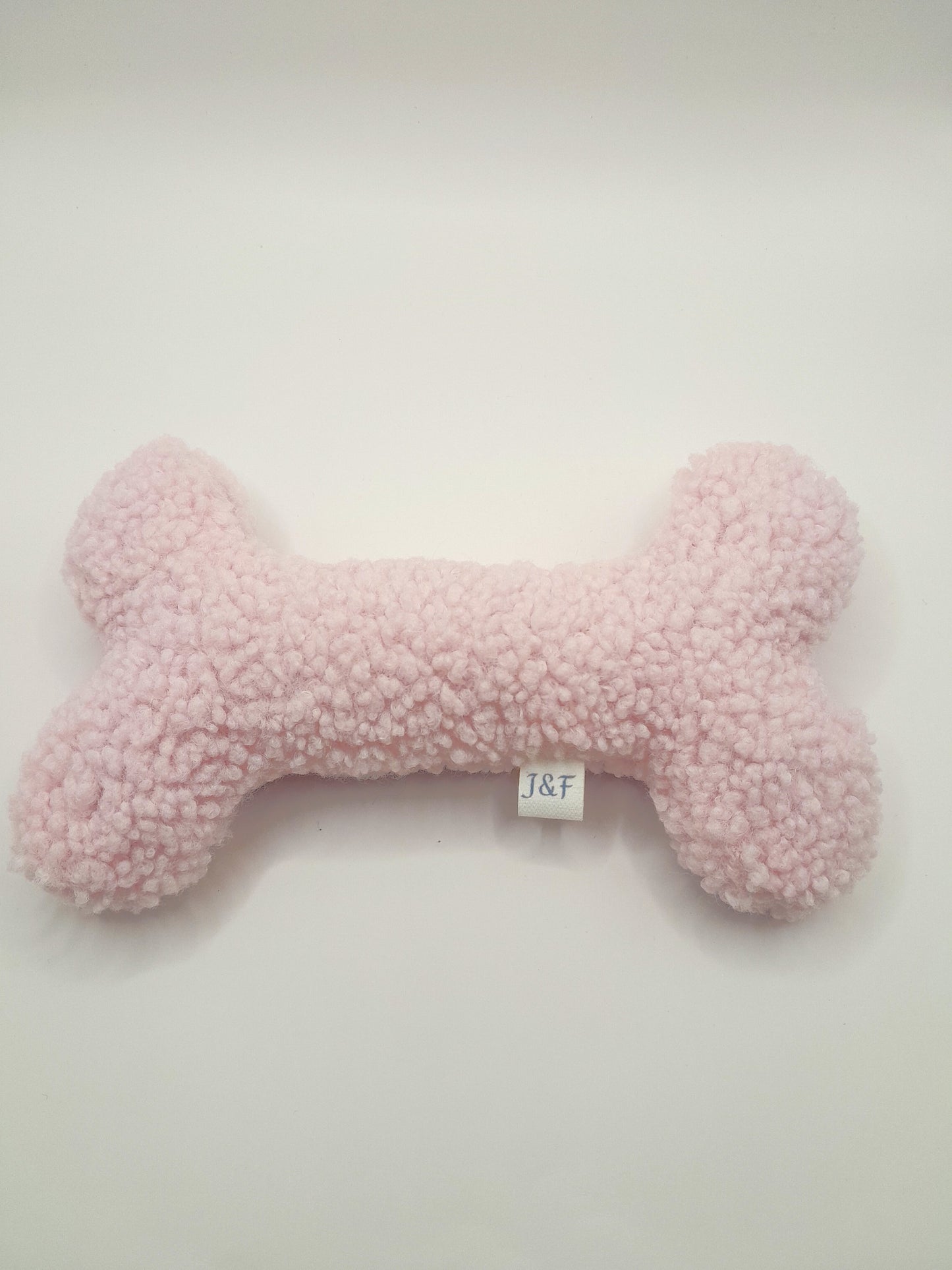 Judith & Florent Pluchen hondenspeeltje – Zacht teddystof roze
