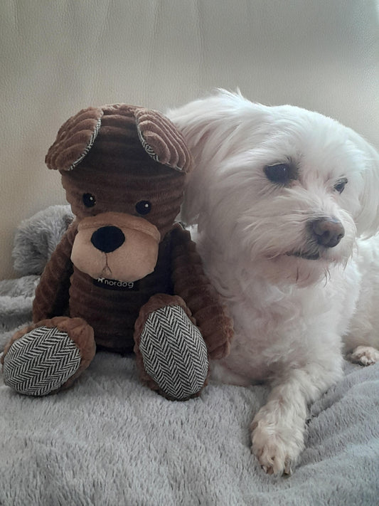 Nordog pluchen zacht hondenknuffel bulldog– Scandinavisch design