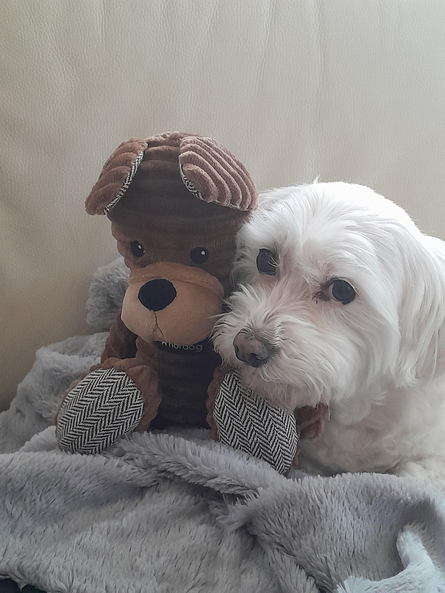 Nordog pluchen zacht hondenknuffel bulldog– Scandinavisch design