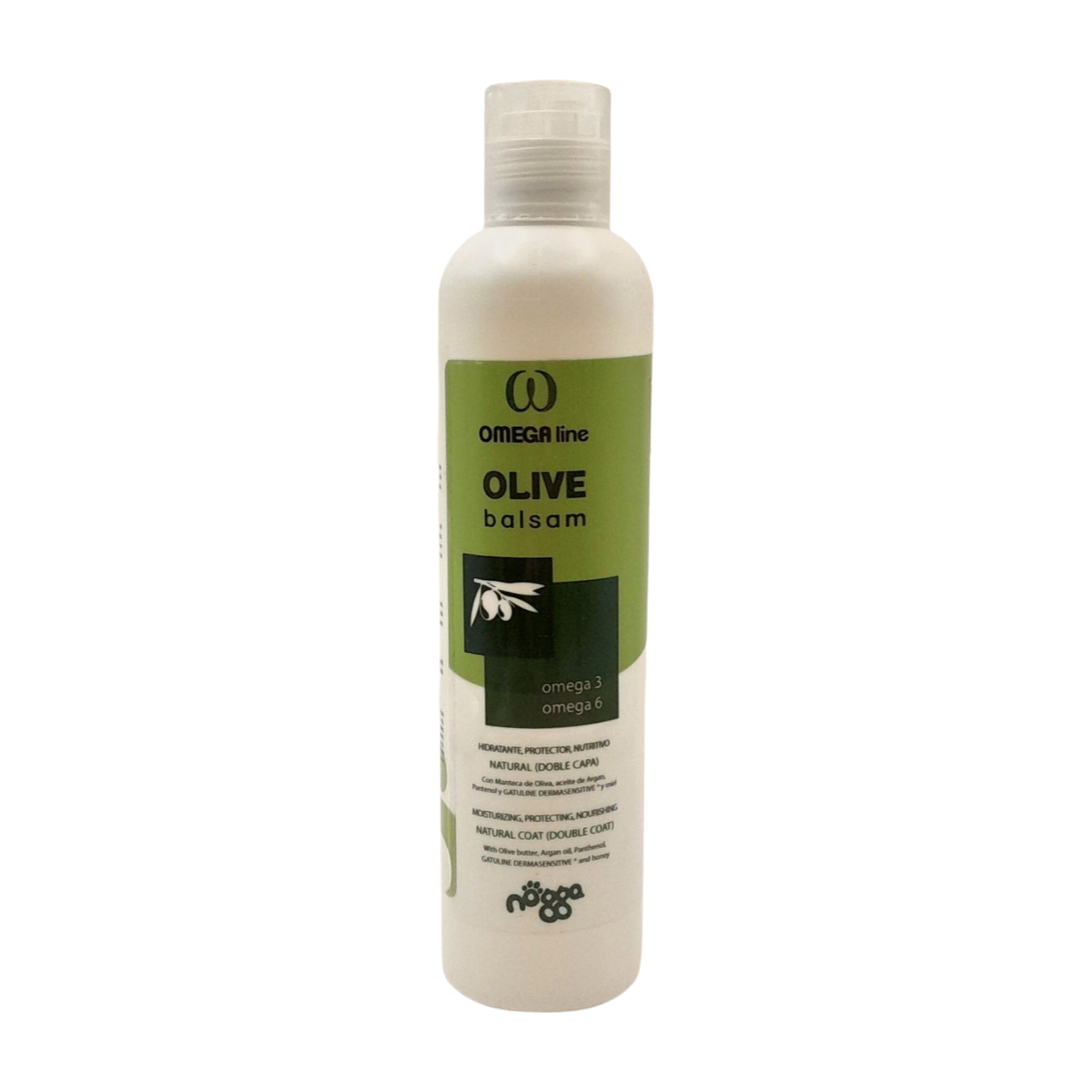 vachtverzorging Nogga Olive balsem hond Omega line front
