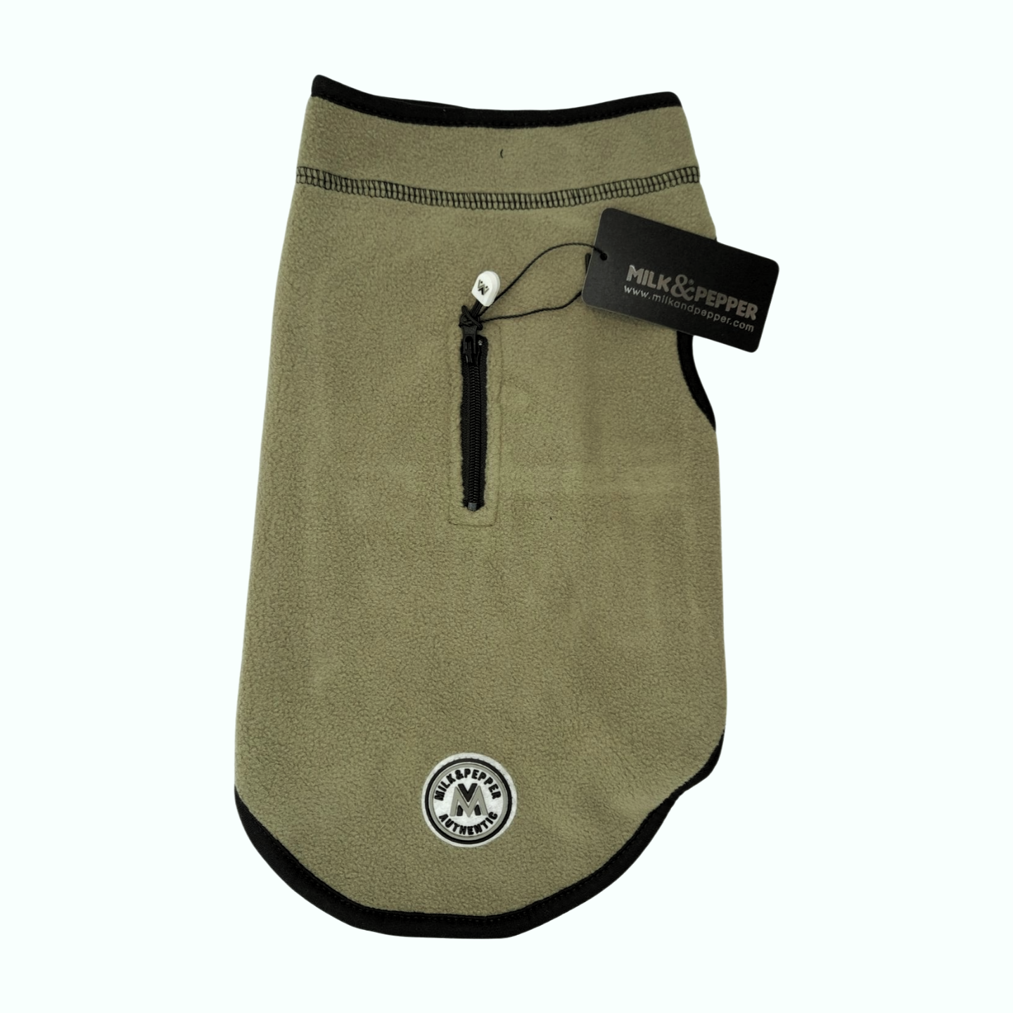 fleece jas Milk & Pepper kaki