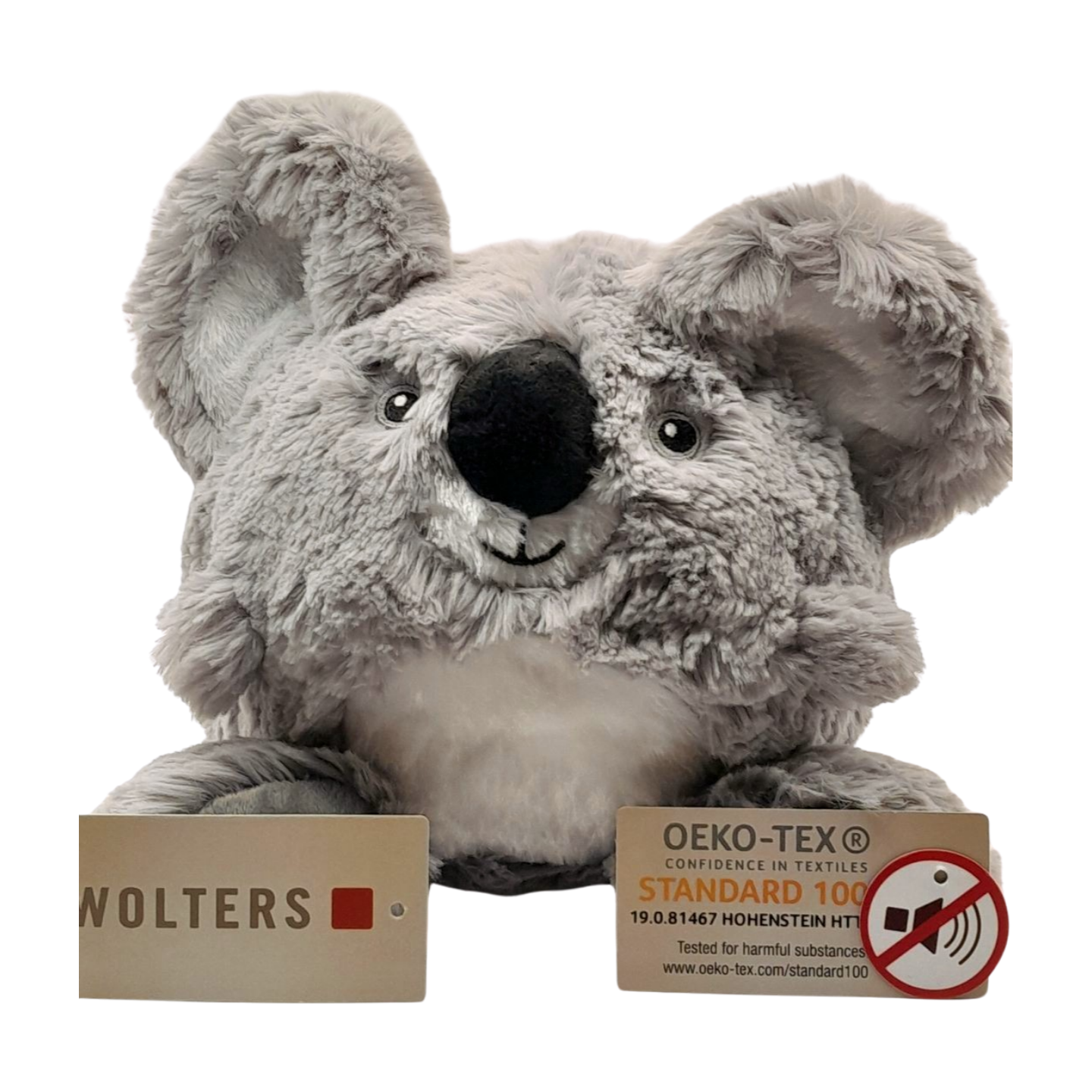 hondenspeelgoed knuffel pluchen bal koala Wolters cats and dogs oeko-tex