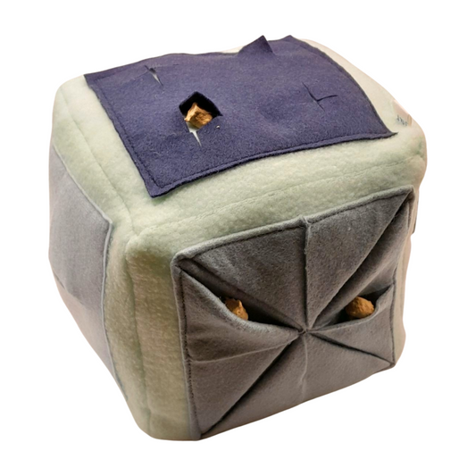 bal denkspelletjes intelligentiespel hond mental health kubus groot snoepjes