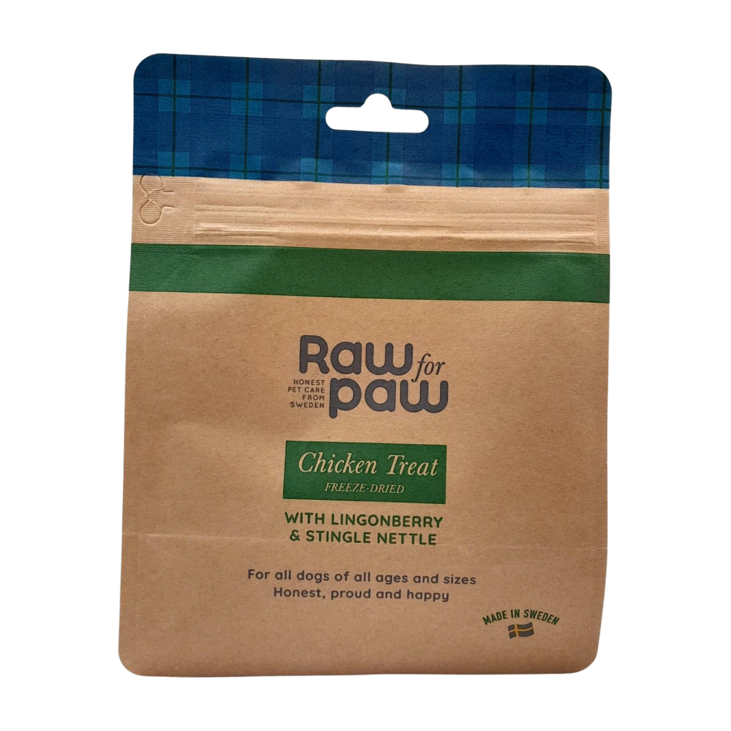 raw for paw gevriesdroogde snacks hondensnoepjes freeze dried treats snoepzakje kip chicken treat