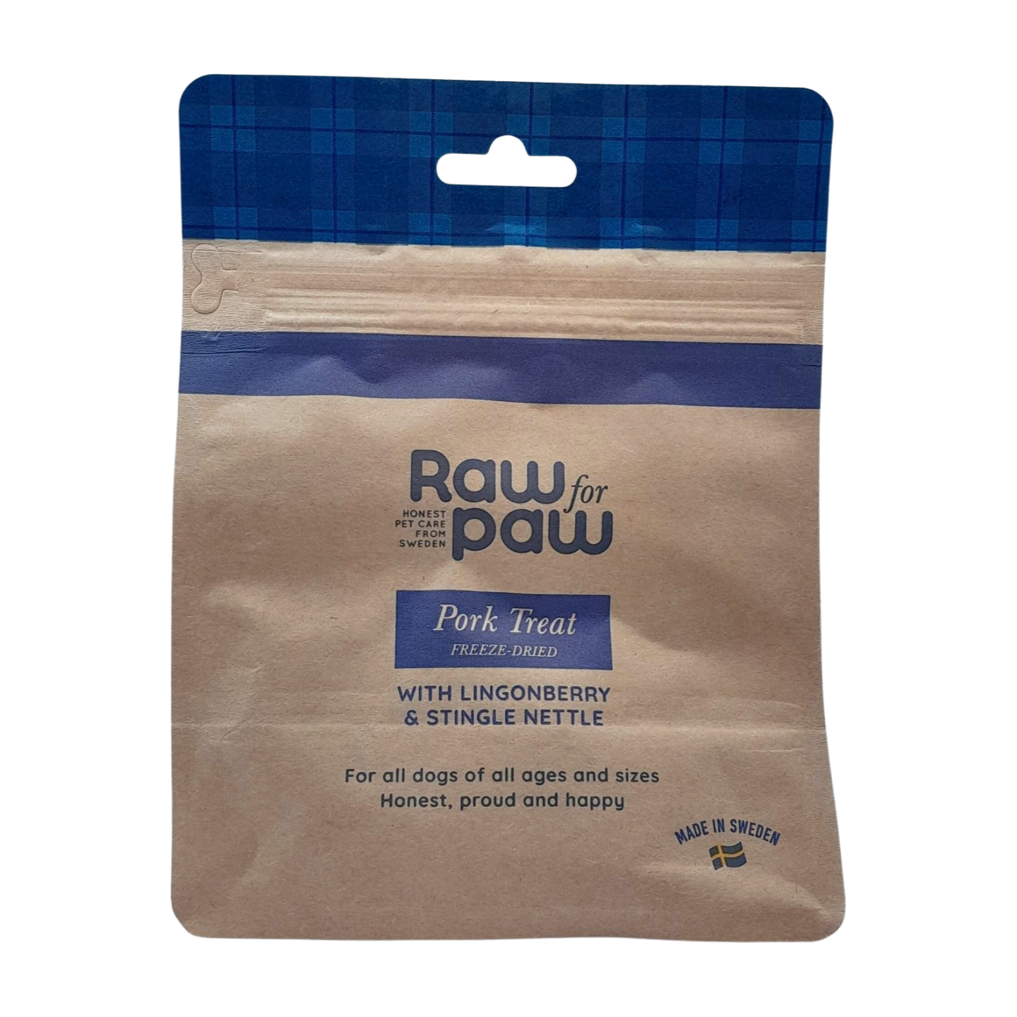 raw for paw gevriesdroogde snacks hondensnoepjes freeze dried treats snoepzakje varken pork treat