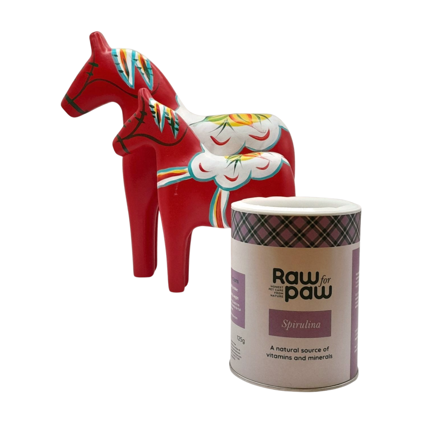 Supplement spirulina voor honden immuunsysteem, huid, haar en energie natuurlijke kruidenmix Raw for Paw vooraan