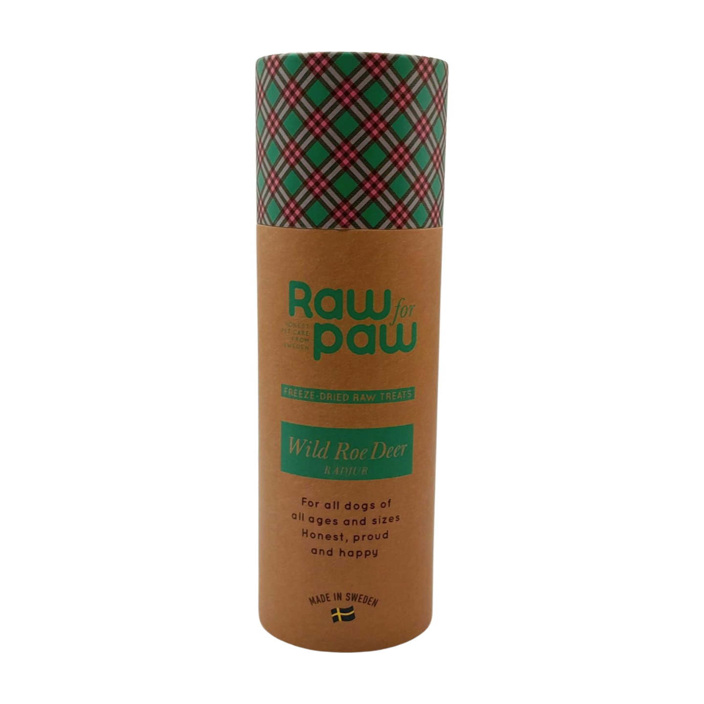 raw for paw gevriesdroogde snacks hondensnoepjes freeze dried treats tube wild roe deer wild ree
