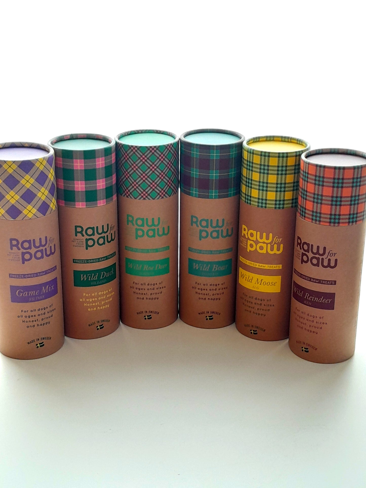 raw for paw gevriesdroogde snacks hondensnoepjes freeze dried treats tube wild moose wilde eland verschillende smaken