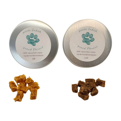 J&F Kerstsok Large – Kerstcadeau met zachte speeltjes en natuurlijke snoepjes