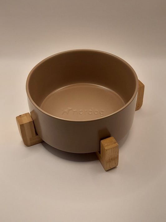 Nordog keramische hondenvoerbak – cacao