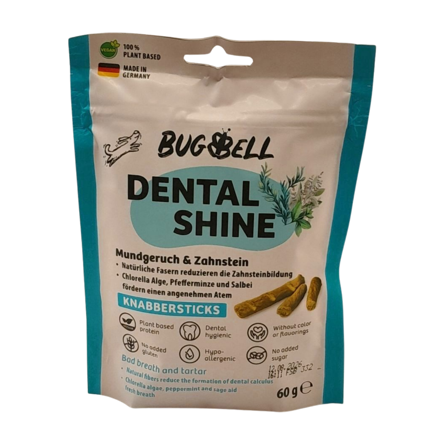 BugBell Functionele Kauwsnack DentalShine  – Frisse adem & gebitsverzorging