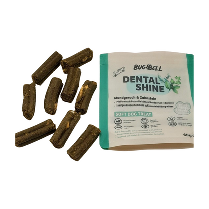 BugBell Functionele Snack DentalShine – Frisse adem & tandverzorging voor honden