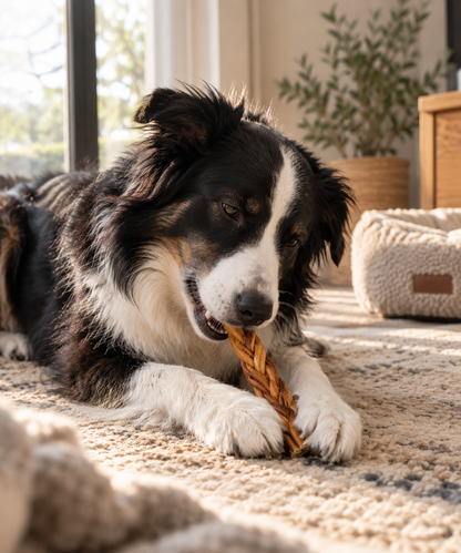 Canis Purus – Premium Collageen Sticks gevlochten – Voor grote honden