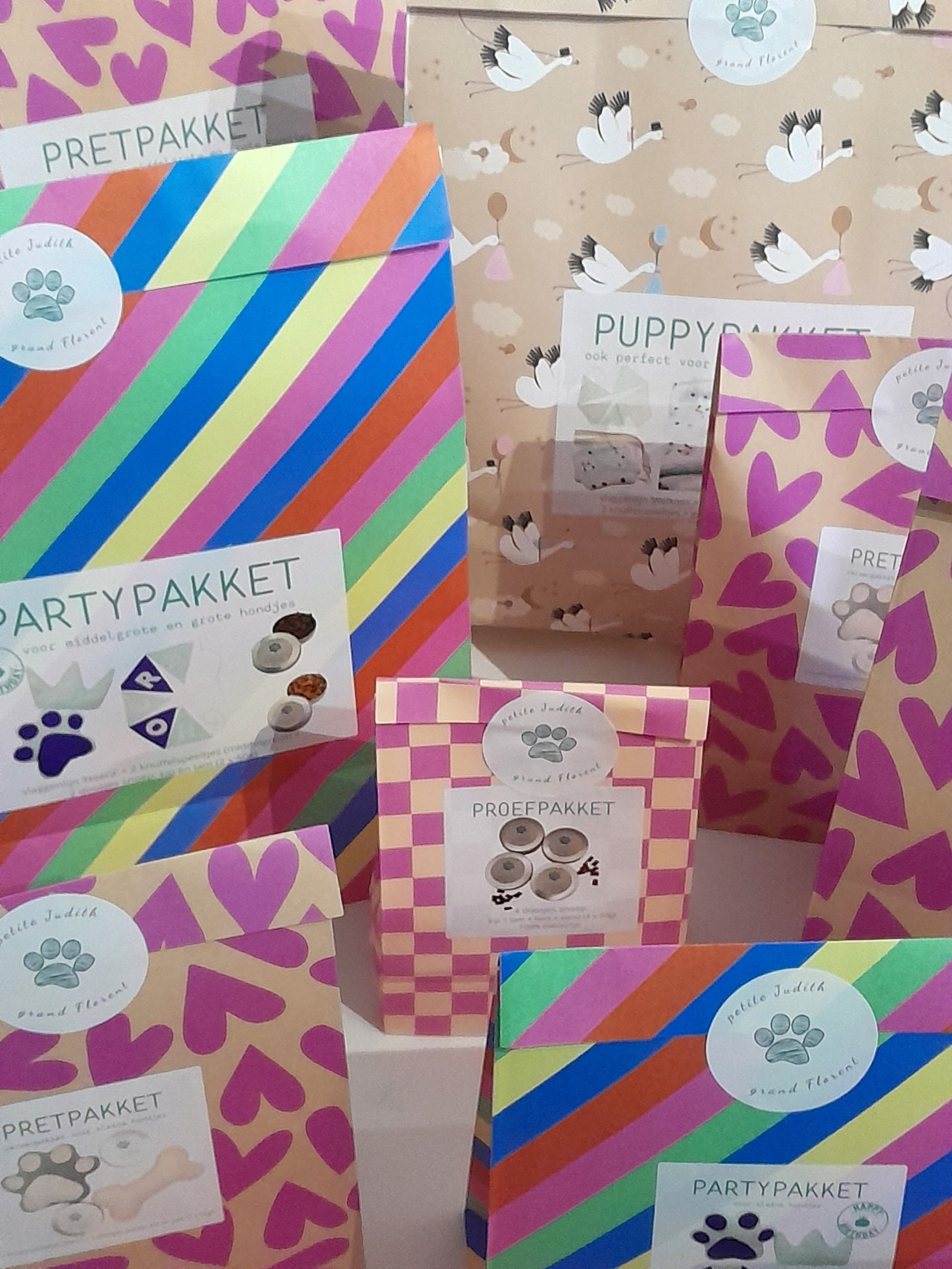 Cadeaupakketten voor honden