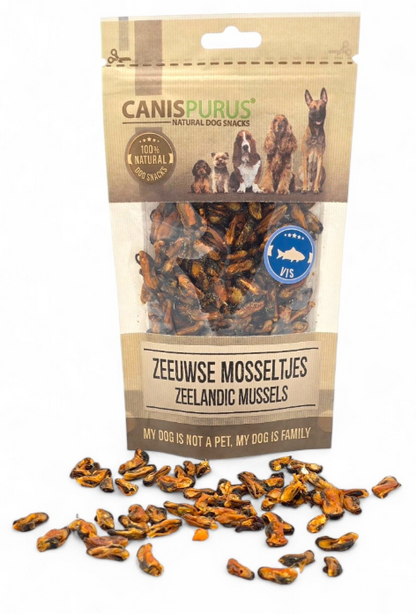 CanisPurus Snack Zeeuwse mosseltjes - Natuurlijke Vissnack voor Honden