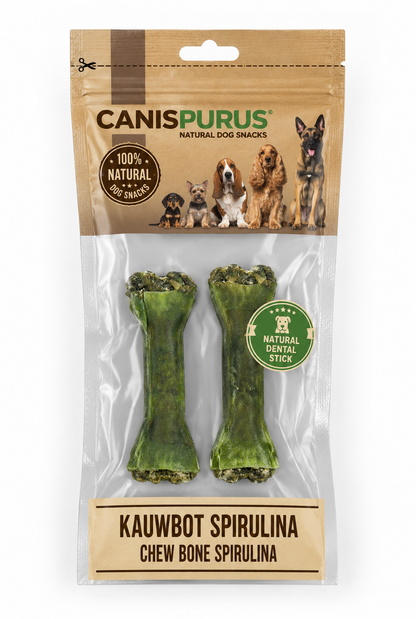 Canis Purus Kauwbot met Spirulina – 12 of 17 cm