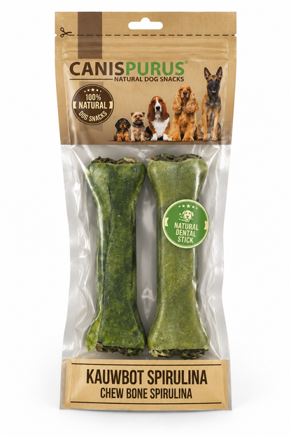 Canis Purus Kauwbot met Spirulina – 12 of 17 cm