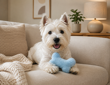 J&F – Teddybot – Blauw