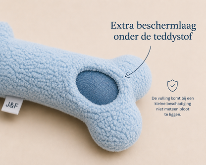 J&F – Teddybot – Blauw