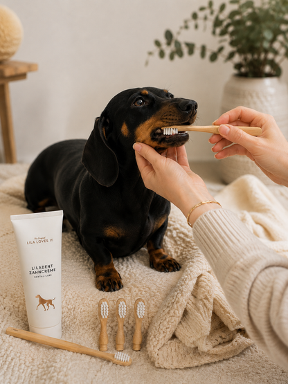 Lila Loves It – Voordeelset tandverzorging – Tandenborstel + tandpasta