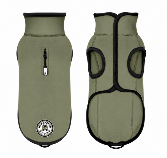 Milk & Pepper – Fleece hondenjas – Kaki