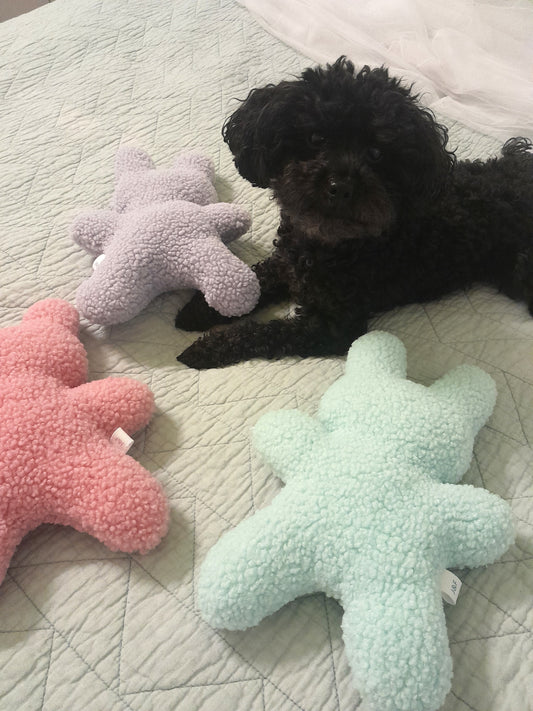 J&F Knuffelkonijn – Zachte hondenknuffel zonder piep - Mint