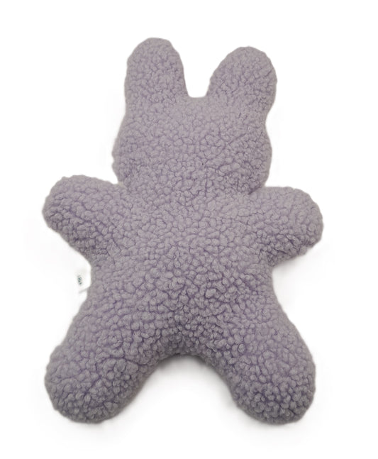 J&F Knuffelkonijn – Zachte hondenknuffel zonder piep - Lila