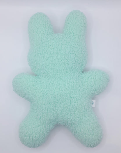 J&F Knuffelkonijn – Zachte hondenknuffel zonder piep - mint, lila of roze