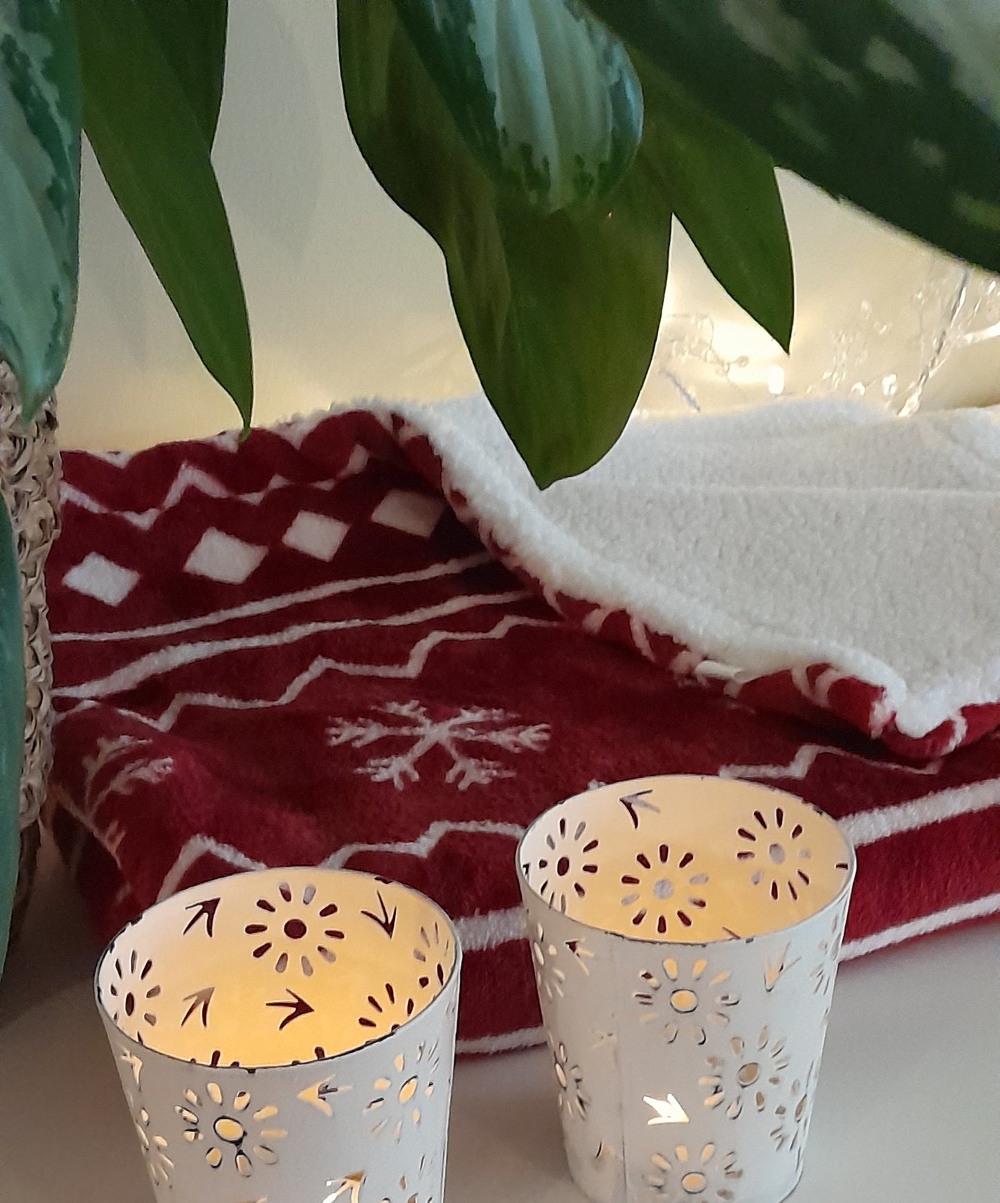 J&F Nordic Snug – Fleece & Teddystof dekentje (75 x 95 cm)