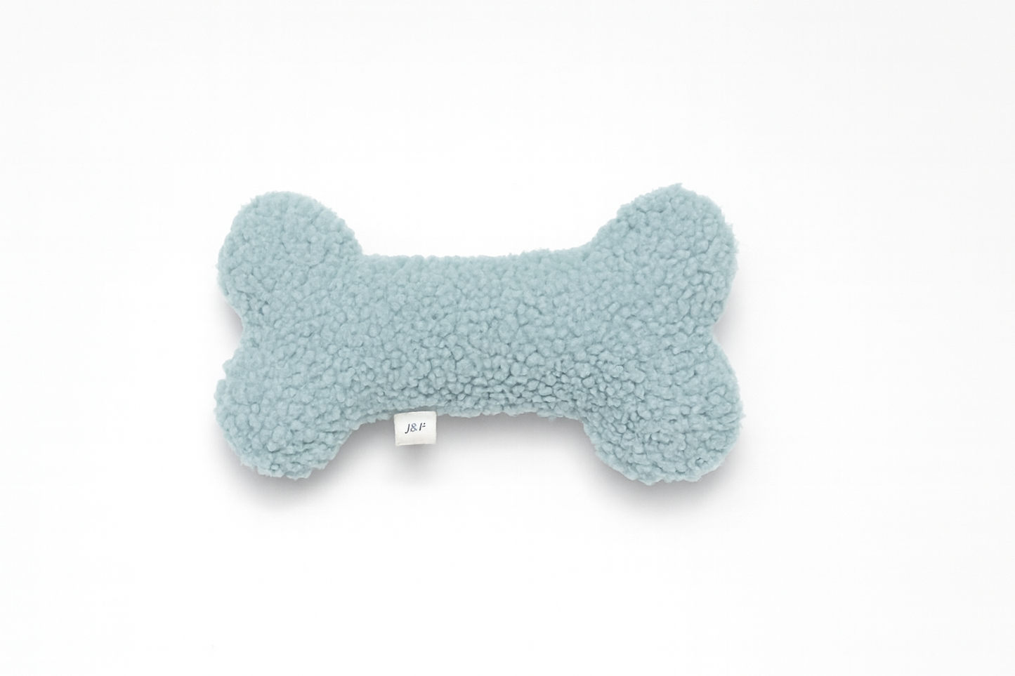 Judith & Florent Teddybot - Blauw - Pluchen hondenspeeltje van teddystof