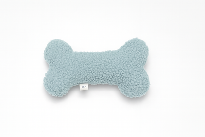 Judith & Florent Teddybot - Blauw - Pluchen hondenspeeltje van teddystof