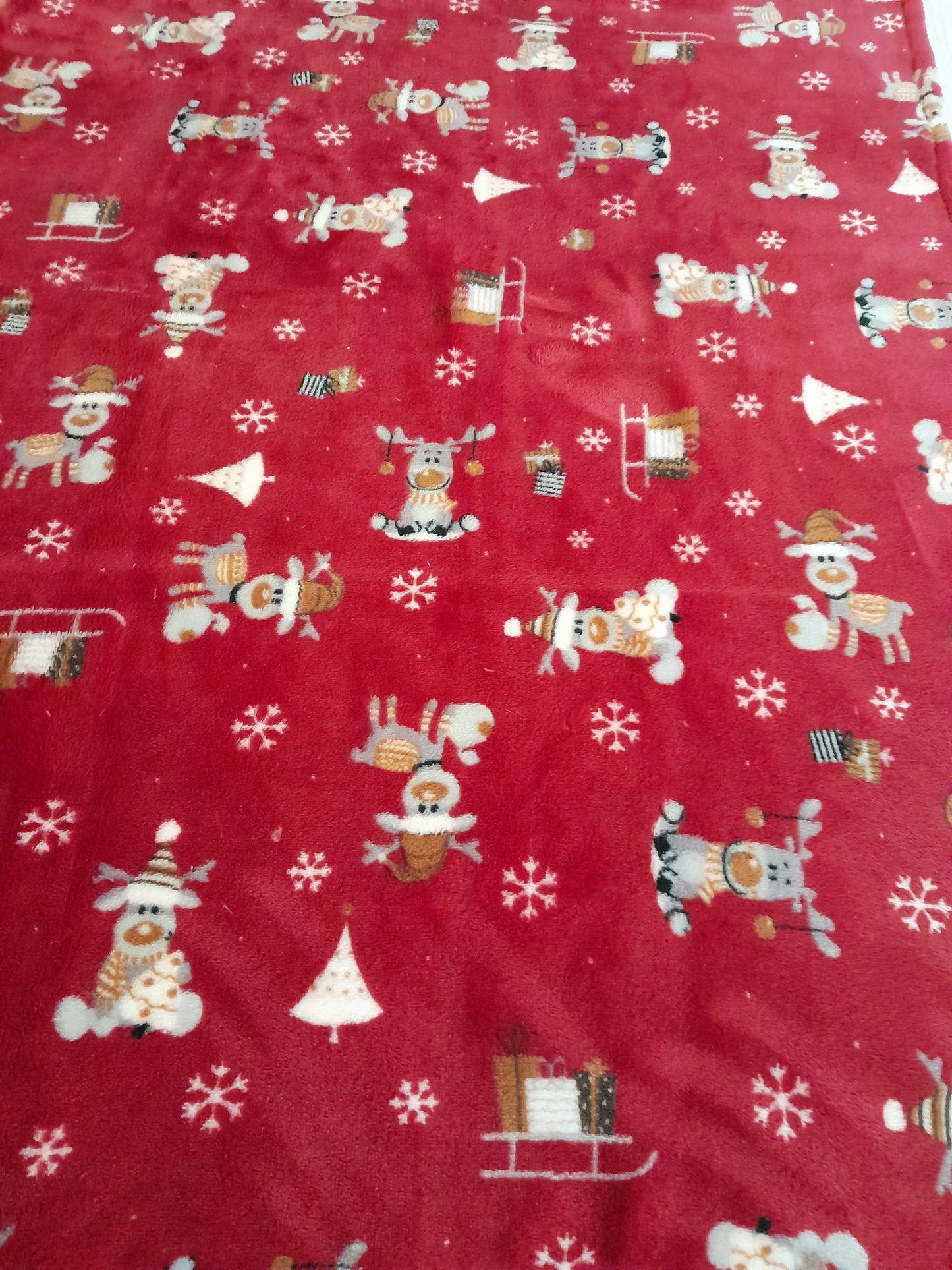 J&F Rudolph – Kerst fleece dekentje (70 cm x 95 cm)