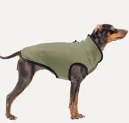 Milk&Pepper Fleece hondenjas kaki – Warme en stijlvolle hondentrui