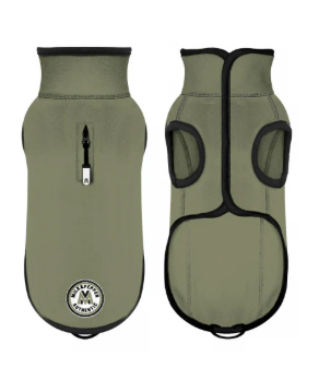 Milk&Pepper Fleece hondenjas kaki – Warme en stijlvolle hondentrui