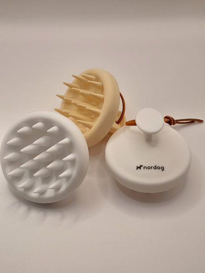 Nordog Bath Brush – Badborstel voor het wassen van honden - Cappuccino