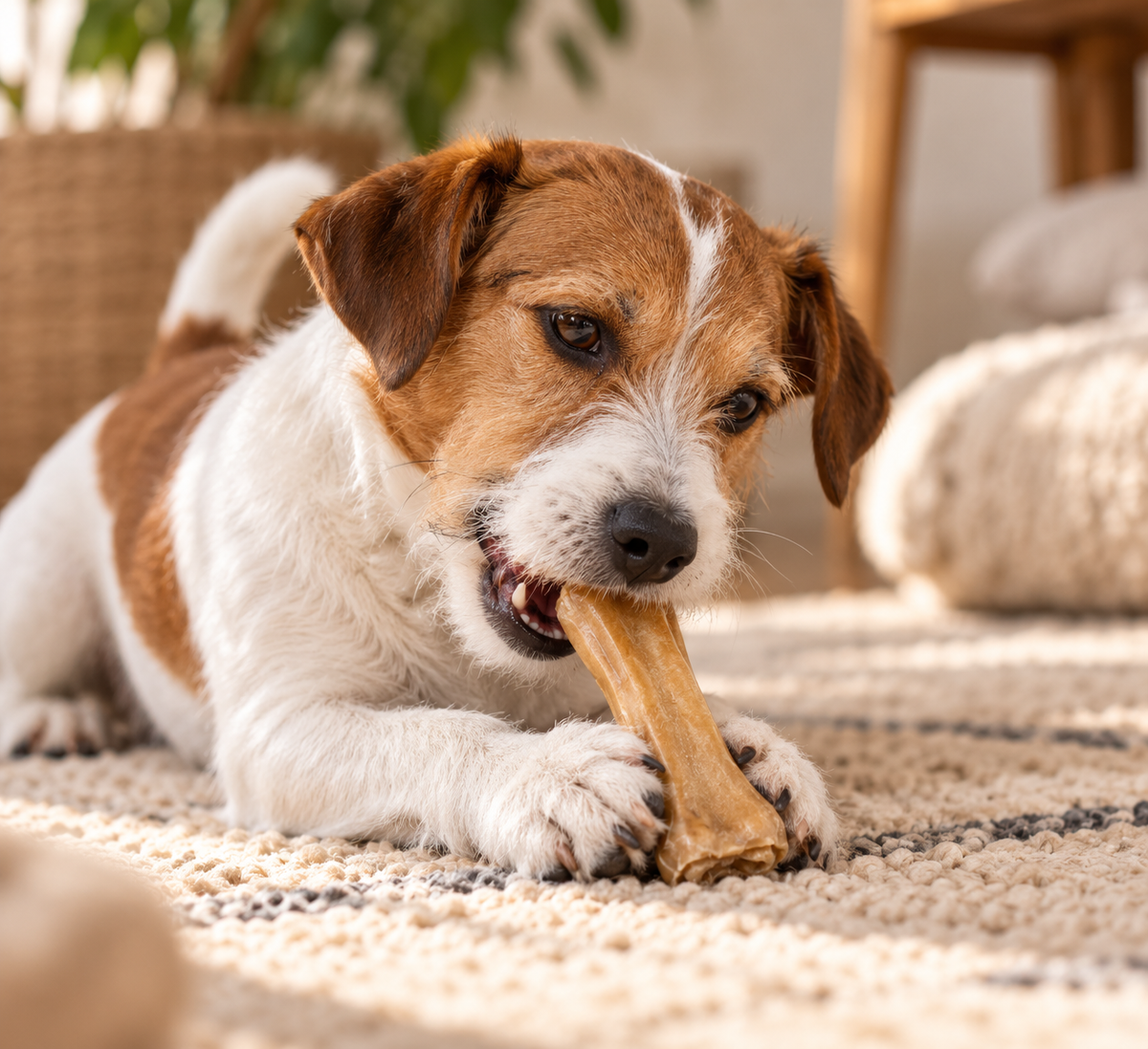 Canis Purus – Kauwbot runderhuid met pens – 12 of 17 cm