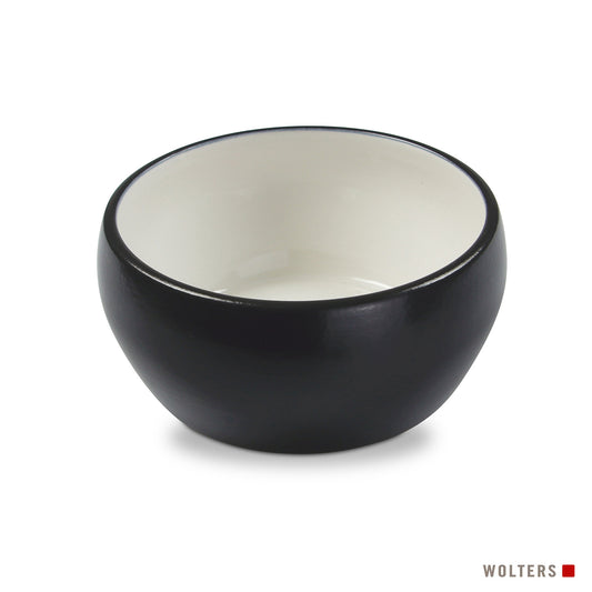 Wolters Keramische voerbak small – Zwart-wit design