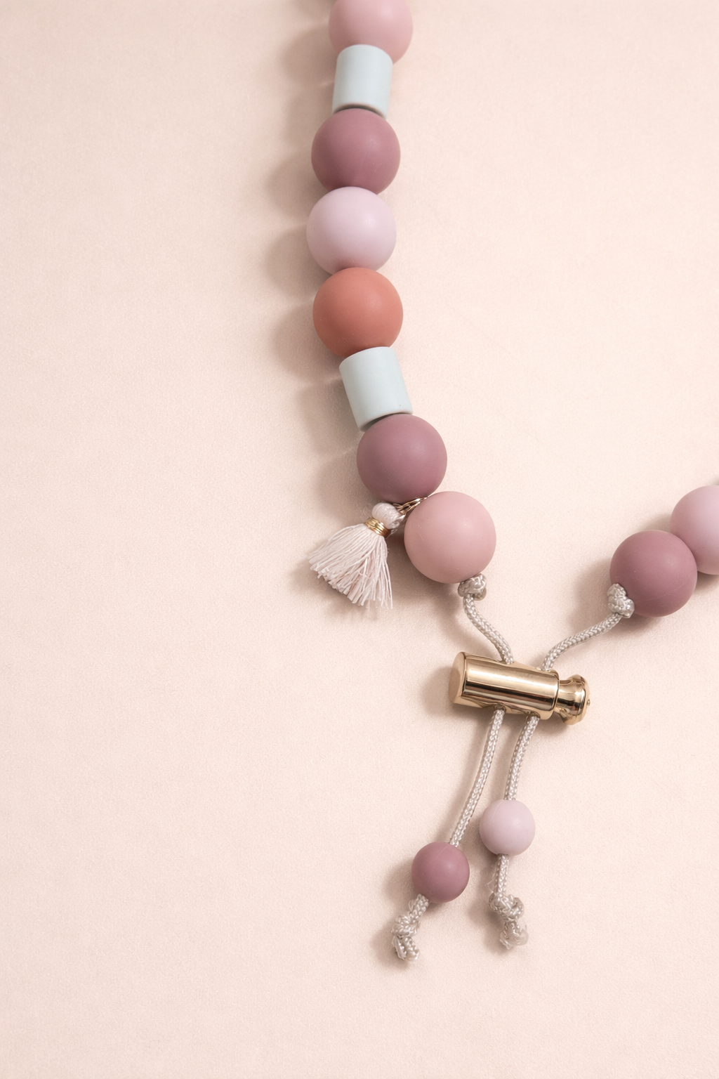 anti-tekenketting hond roze met silicone en keramiek