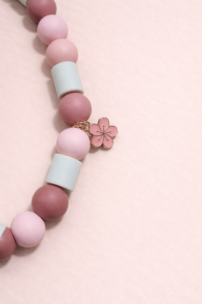 anti-tekenketting hond pink charm Judith & Florent