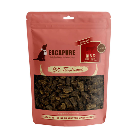 Escapure Soft Snack Rund  – Graanvrije hondensnack met 98% rundvlees