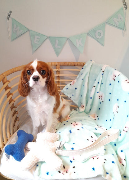 Fleece deken voor een pup van Judith & Florent