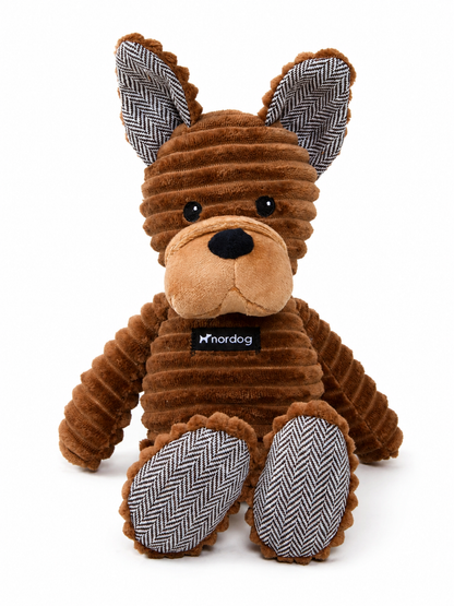 hondenspeelgoed knuffel bulldog nordog front