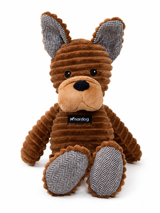 hondenspeelgoed knuffel bulldog nordog front