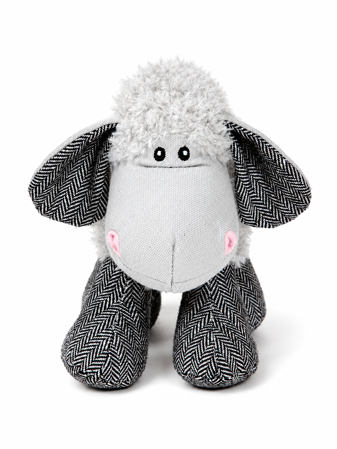 hondenspeelgoed knuffel schaap nordog front